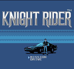 Knight Rider (USA) Title Screen